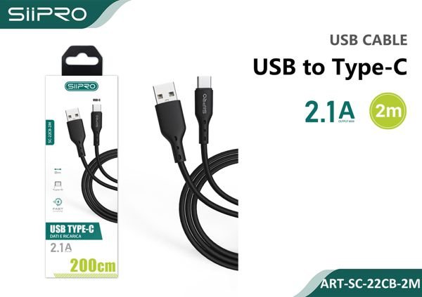 CAVO FAST USB TYPE-C 2M