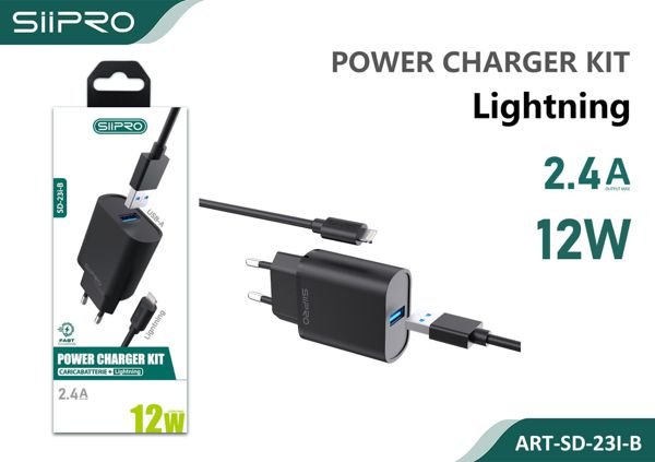 POWER CHARGER KIT USB LIGHTNING 12W