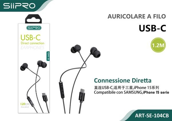 AURICOLARI USB-C