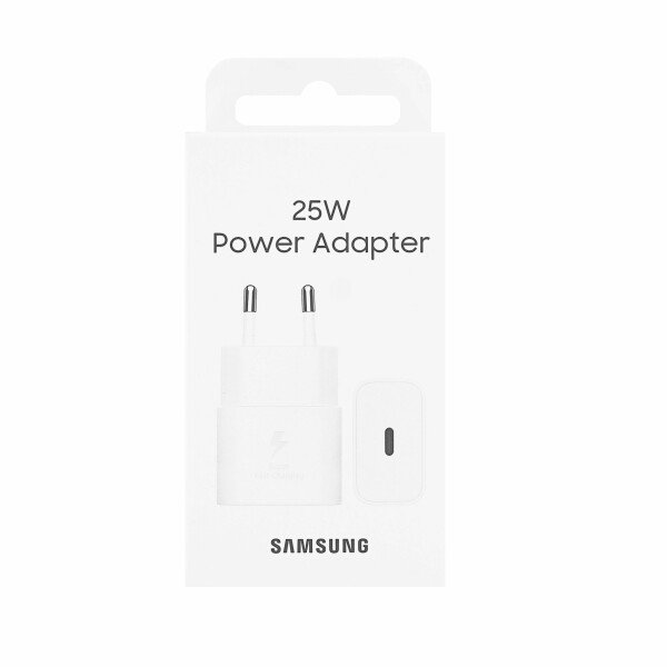 Adattatore di alimentazione Samsung EP-T2510NWEGEU da 25 W (senza cavo), bianco