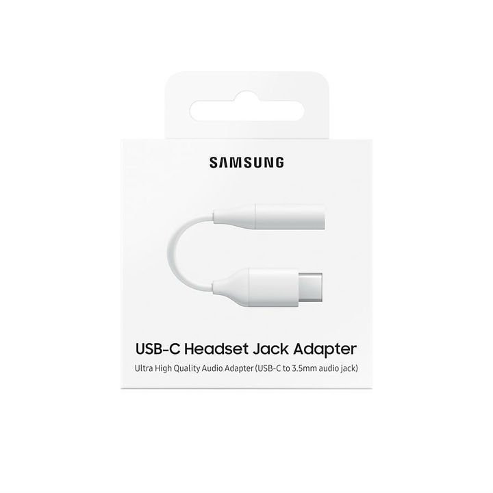 Samsung USB-C to Headset Jack Adapter EE-UC10JUWE, Bianco