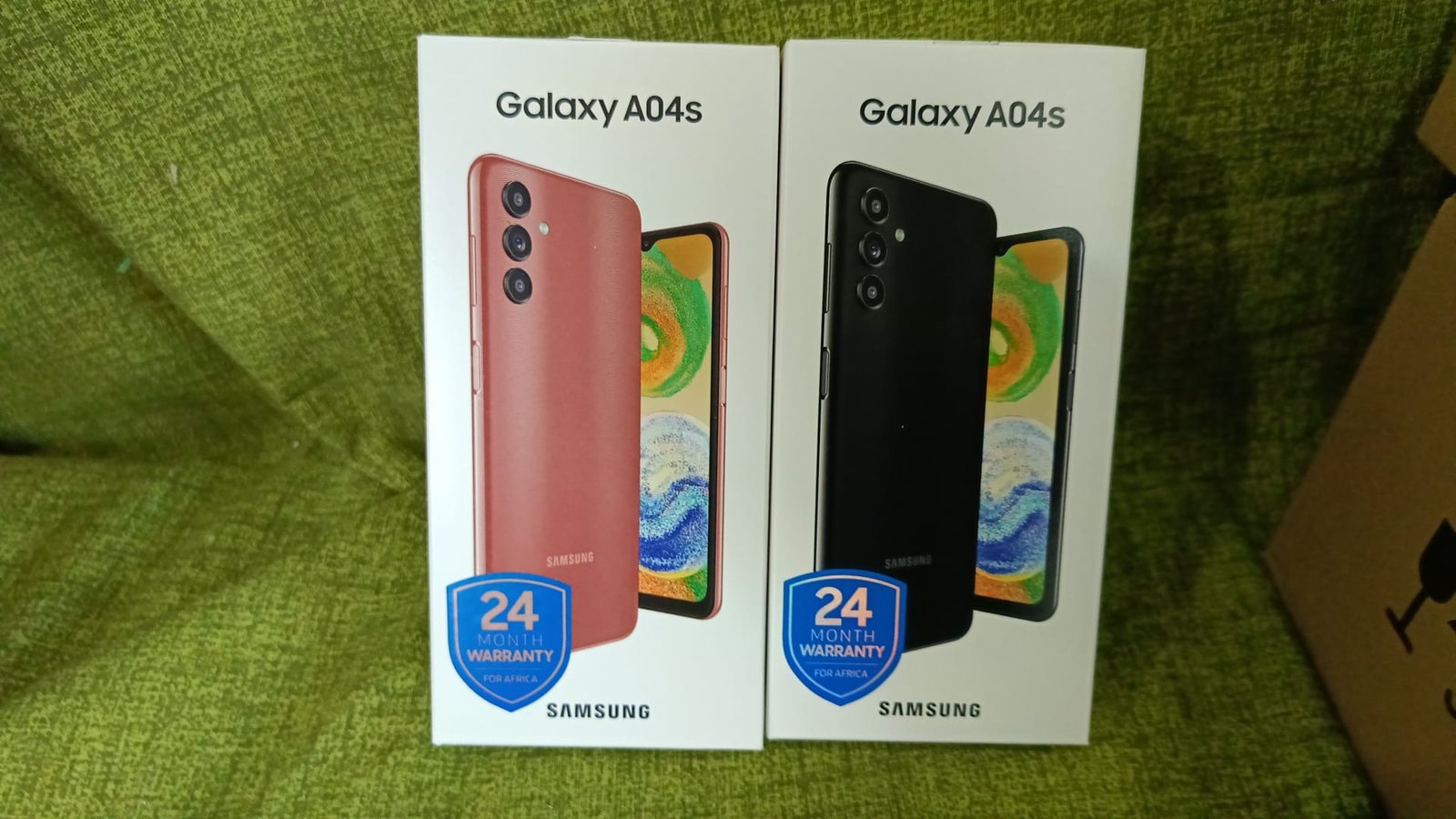 SAMSUNG A047 (A04S) 4+128GB BLACK COMPLETO DI ACCESSORI