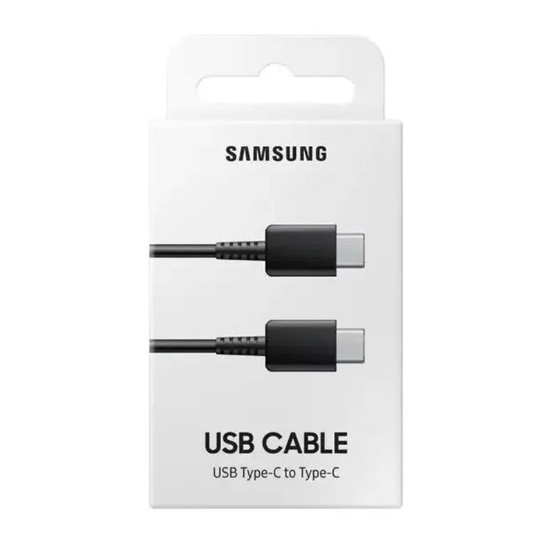Cavo di ricarica Samsung da tipo C a tipo C, 1 m/EP-DA705BBE, nero